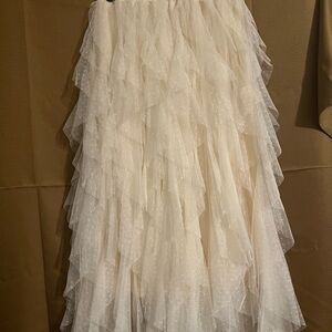 Ivory Elegant Tulle Skirt